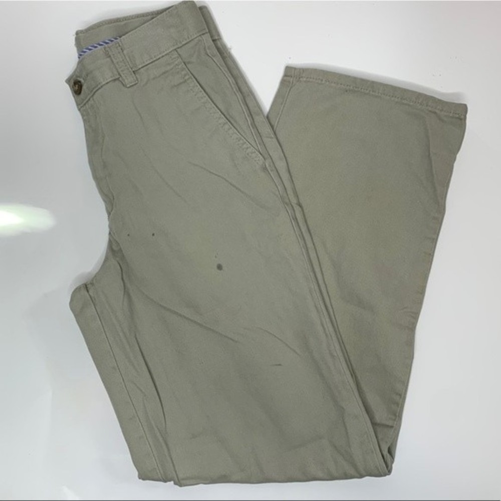 CHAPS Young Men Boy's Khaki School Uniform Pants 14 Slim